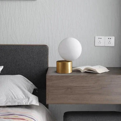 Angled Globe Light - Modern Geometric Glow