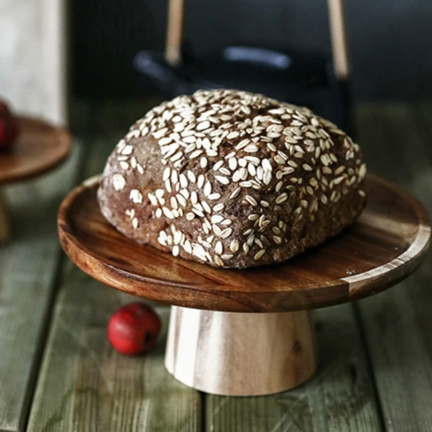 Rustic Wooden Food Stand