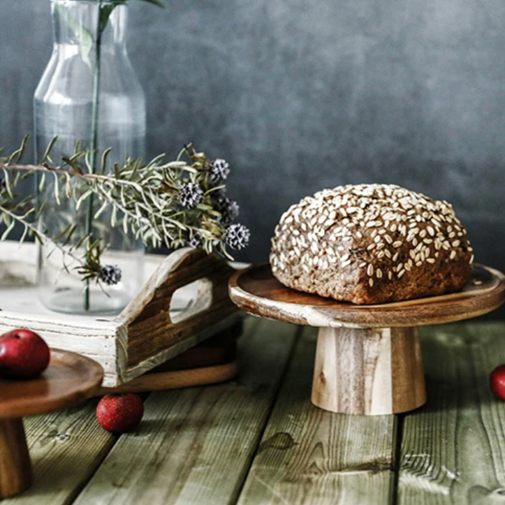 Rustic Wooden Food Stand