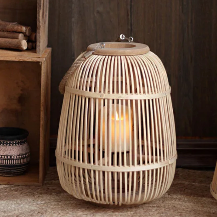 Handwoven Rattan Lanterns for a Warm, Natural Glow