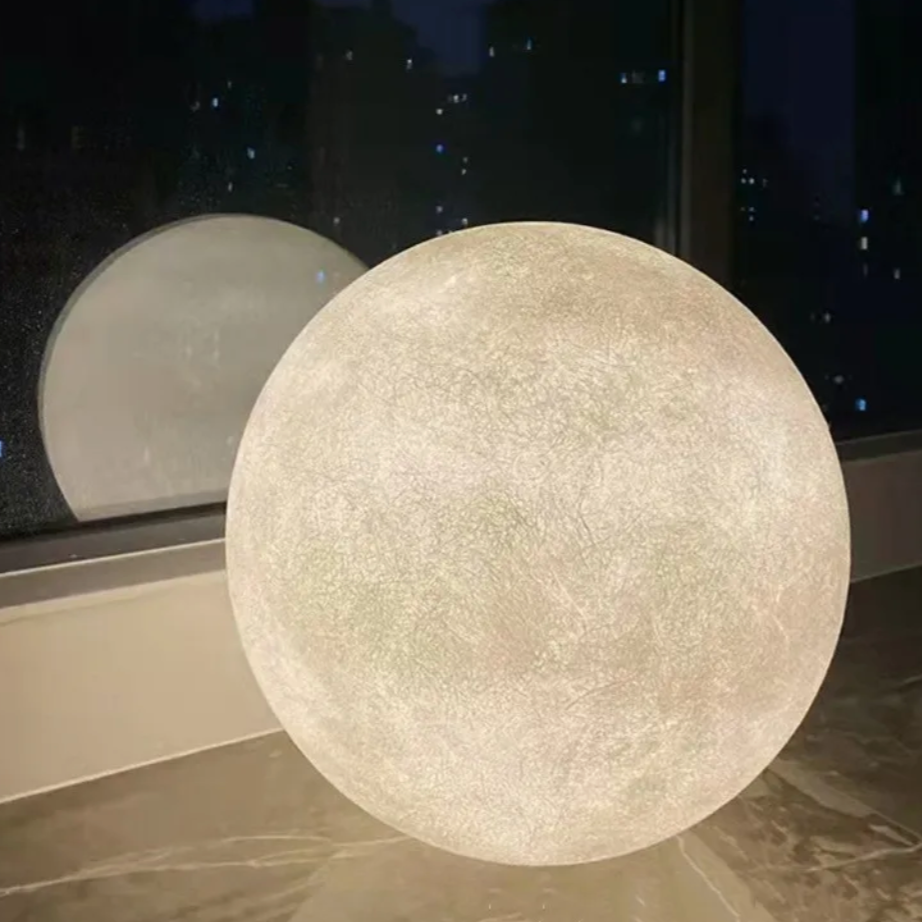 Moon Floor Lamp - Soft Ambient Moonlight for Cozy Spaces