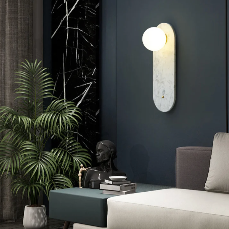 Elegant Marble Wall Light Fixture