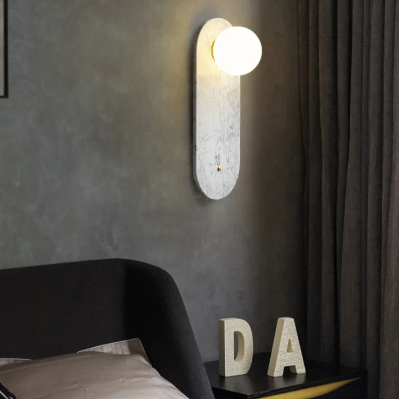 Elegant Marble Wall Light Fixture