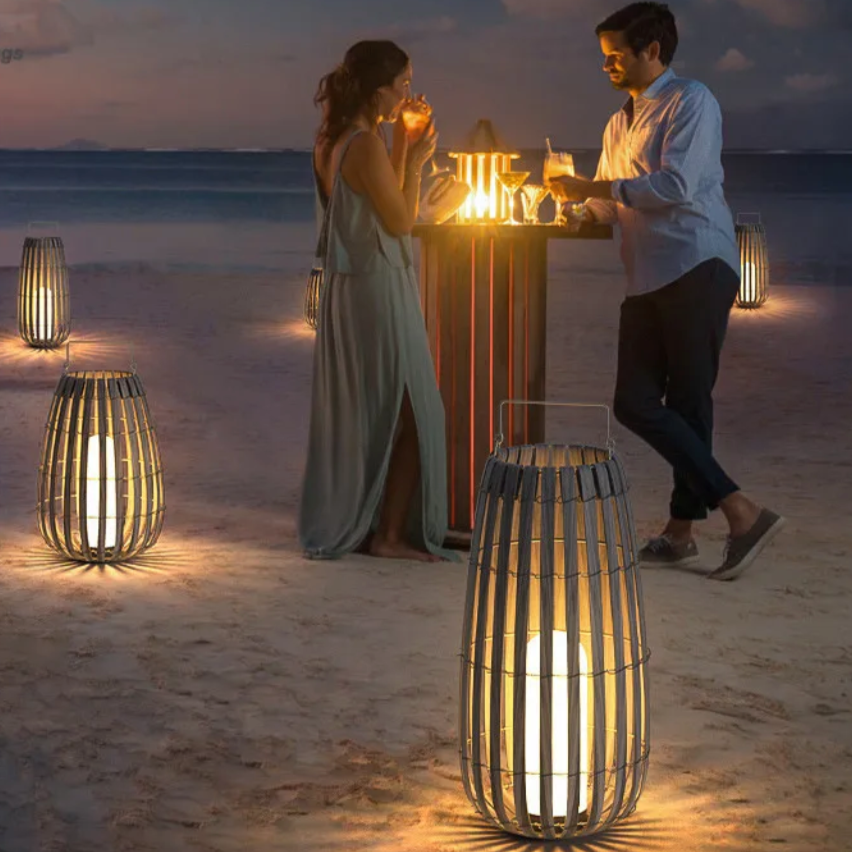 Rattan Garden Lantern