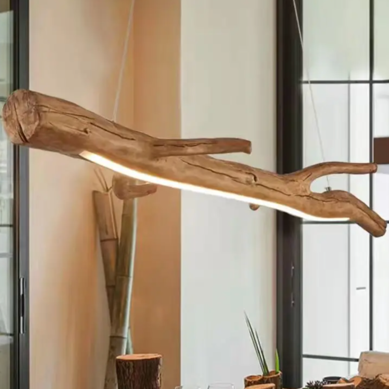 Branch Chandelier: Modern Tree-Branch Ceiling Light Fixture