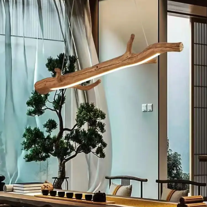 Branch Chandelier: Modern Tree-Branch Ceiling Light Fixture