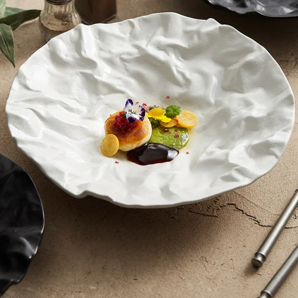 Tidal Ripple Serving Bowl