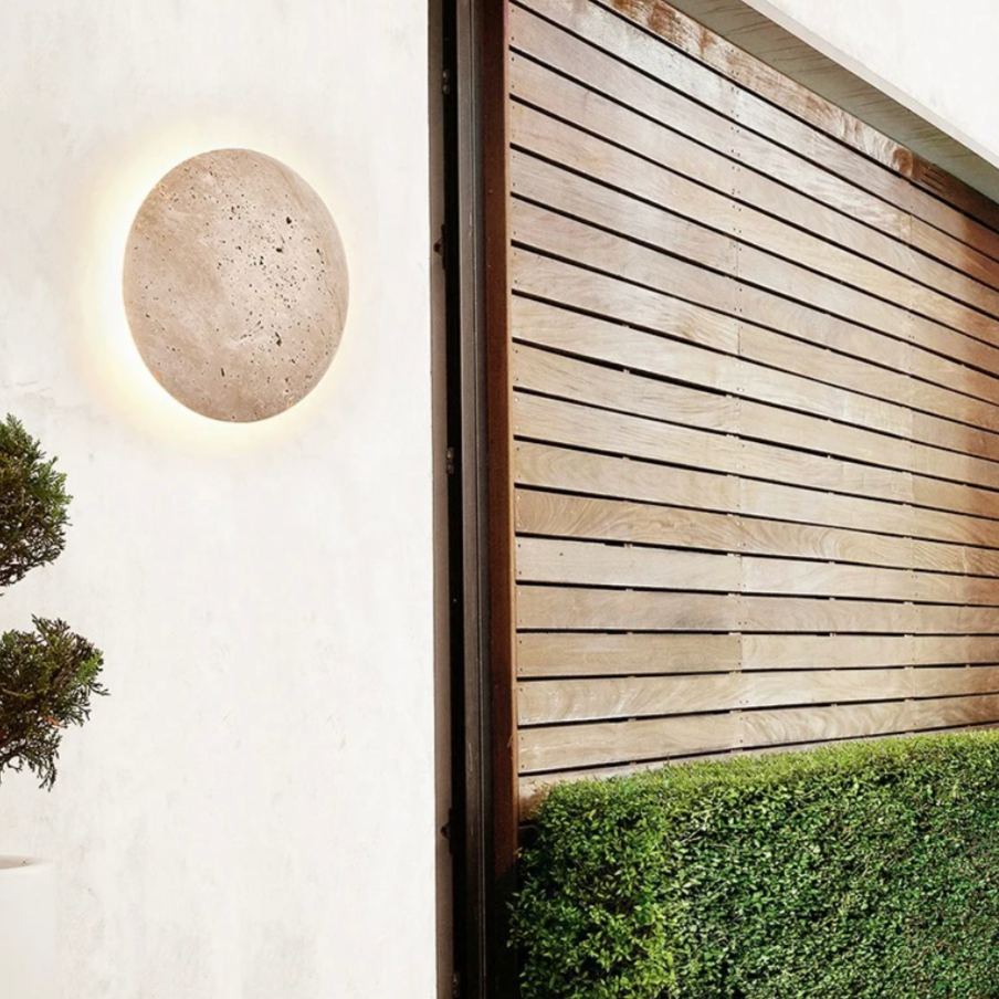 Elegant Stone Wall Light