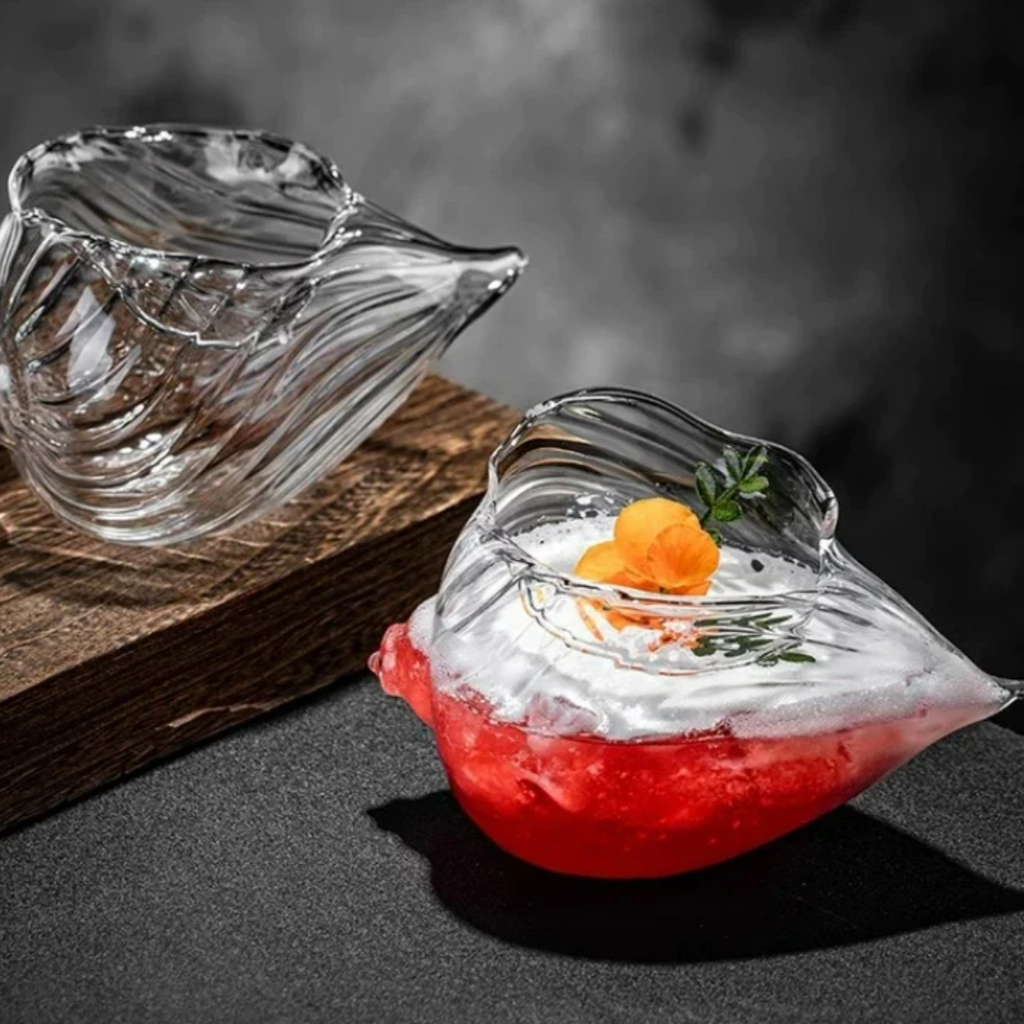 Conch Shell Glassware — 2-Piece Set