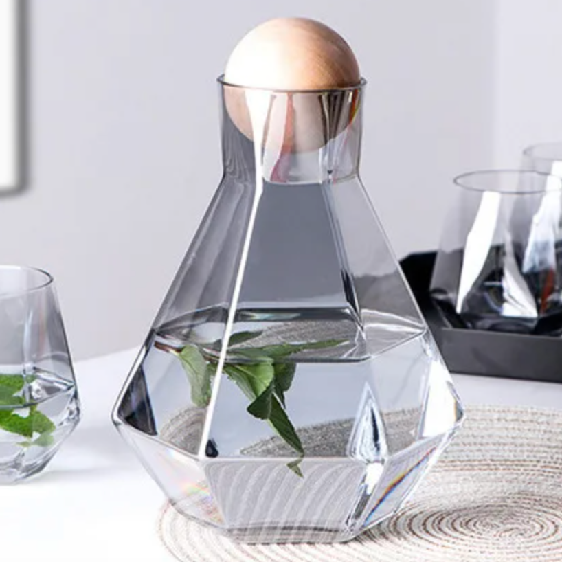 Diamond-Cut Drinkware 5-Piece Set