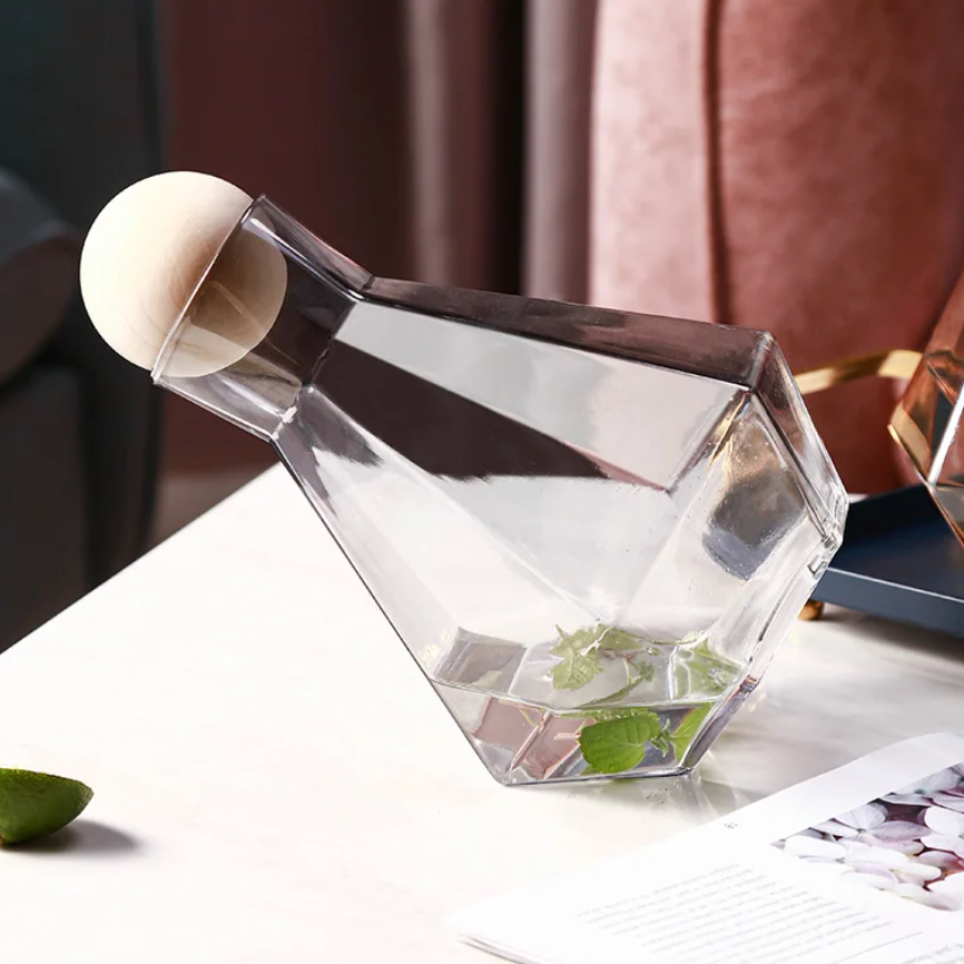 Diamond-Cut Drinkware 5-Piece Set