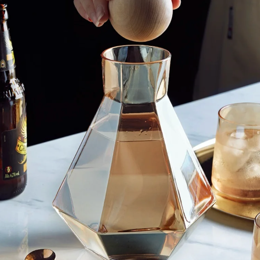 Diamond-Cut Drinkware 5-Piece Set