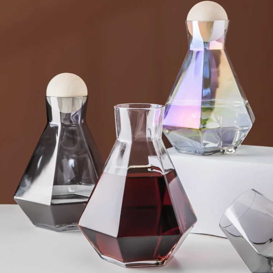 Diamond-Cut Drinkware 5-Piece Set