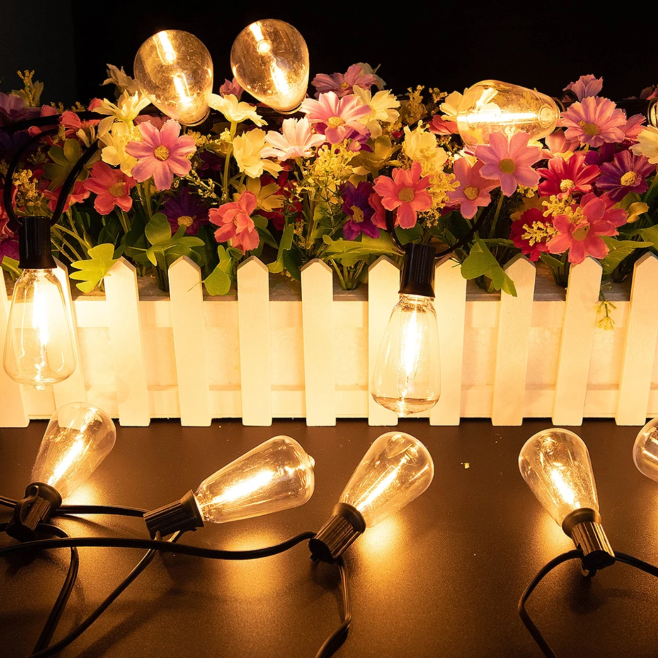 Shatterproof Outdoor String Lights - Durable, Weather-Resistant Patio Ambiance