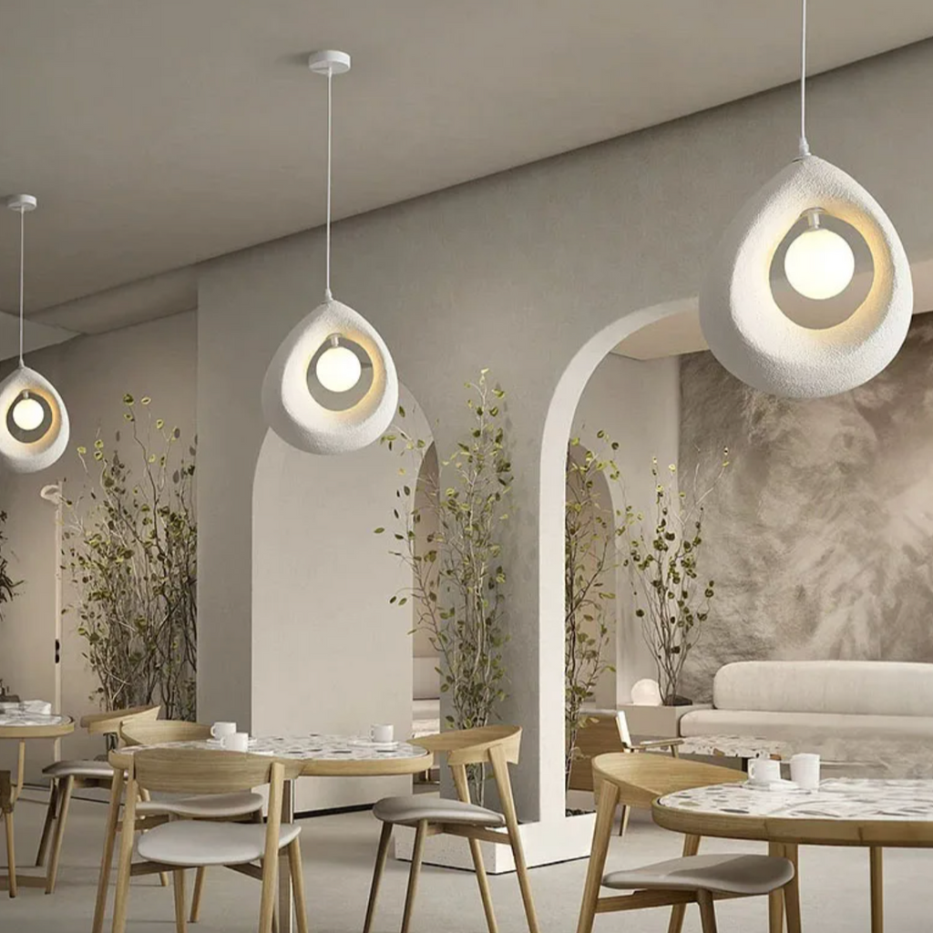 Wabi-Sabi Tear Drop Pendant Light