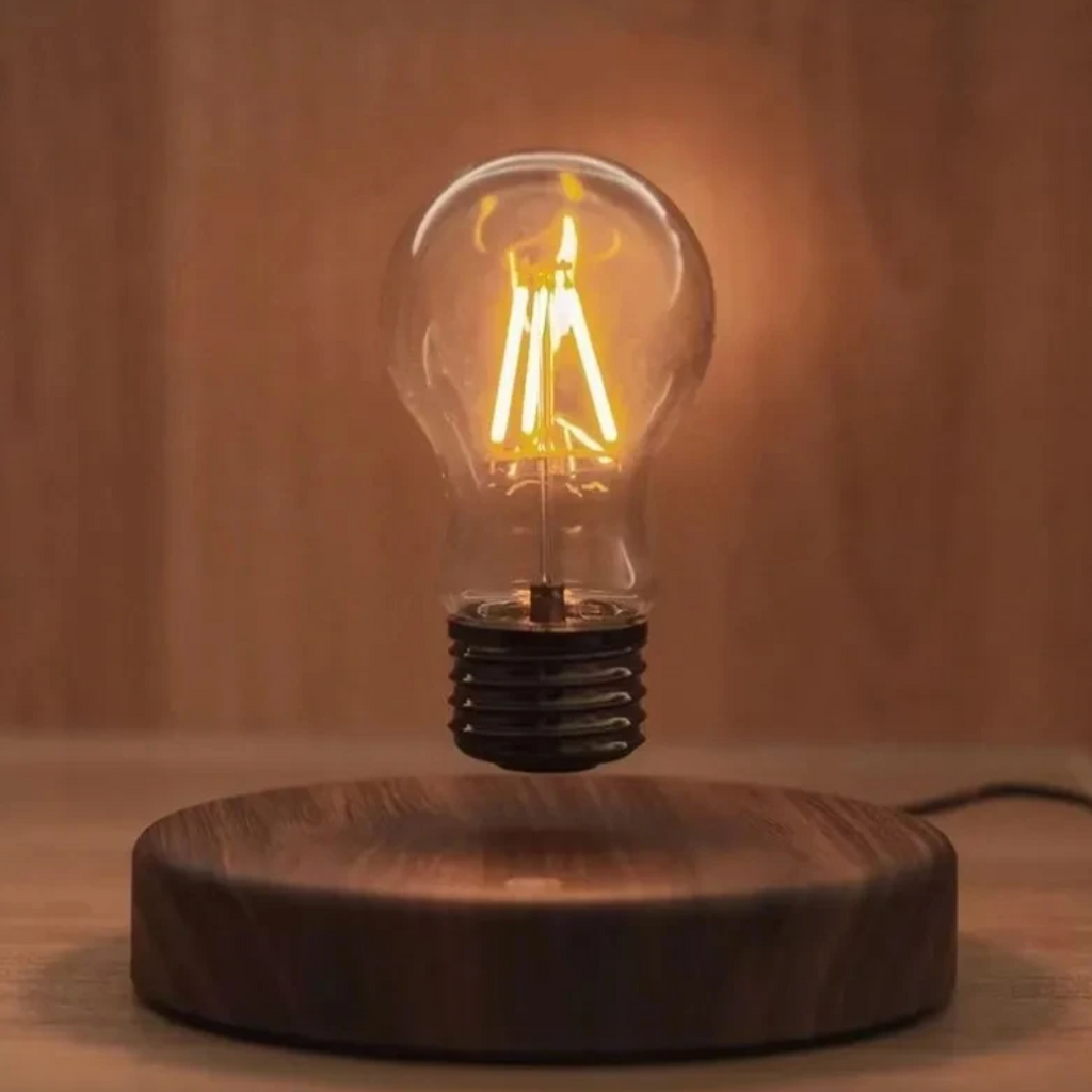 Hovering Lightbulb: Futuristic Floating Illumination