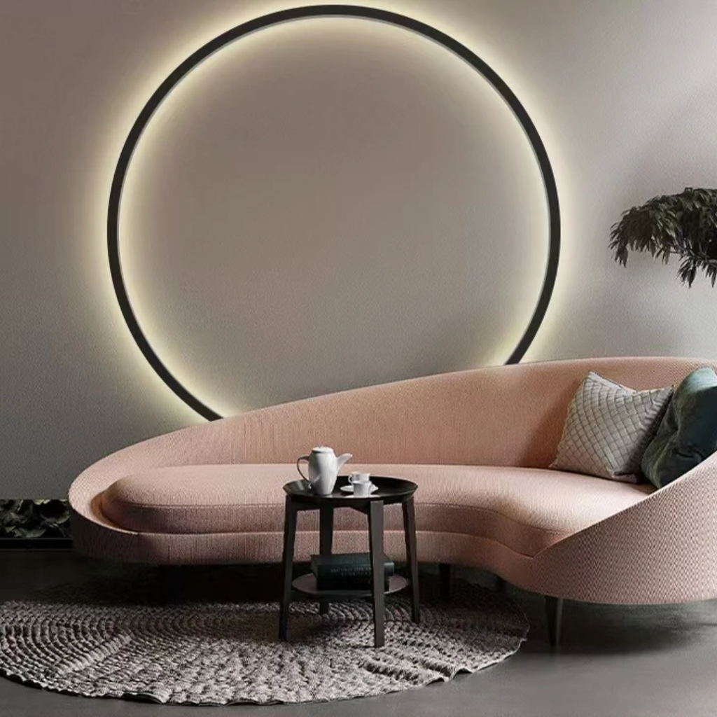 LED Ring Wall Light - Modern, Energy-Efficient Accent Fixture