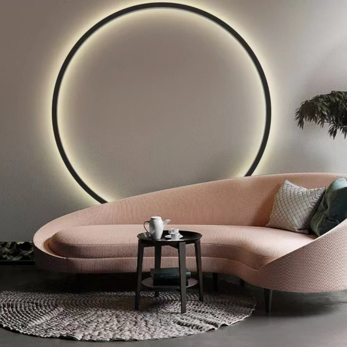 LED Ring Wall Light - Modern, Energy-Efficient Accent Fixture