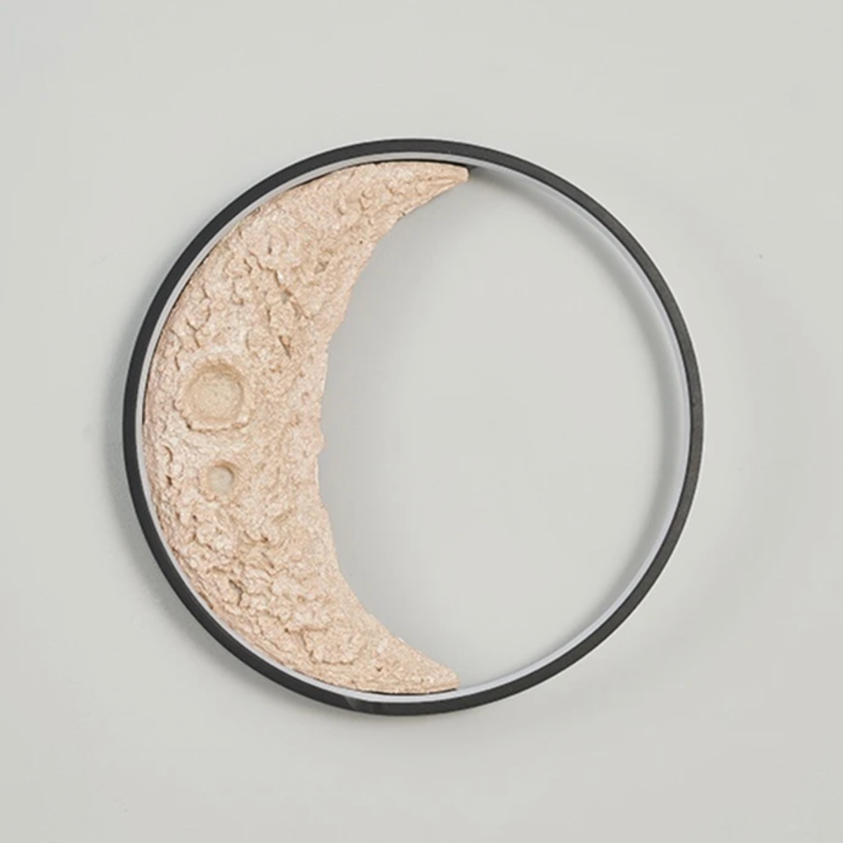 Luminous Crescent Moon Wall Light - Ambient Glow Night Lamp