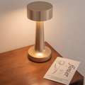 Gleaming Metallic Table Lamp