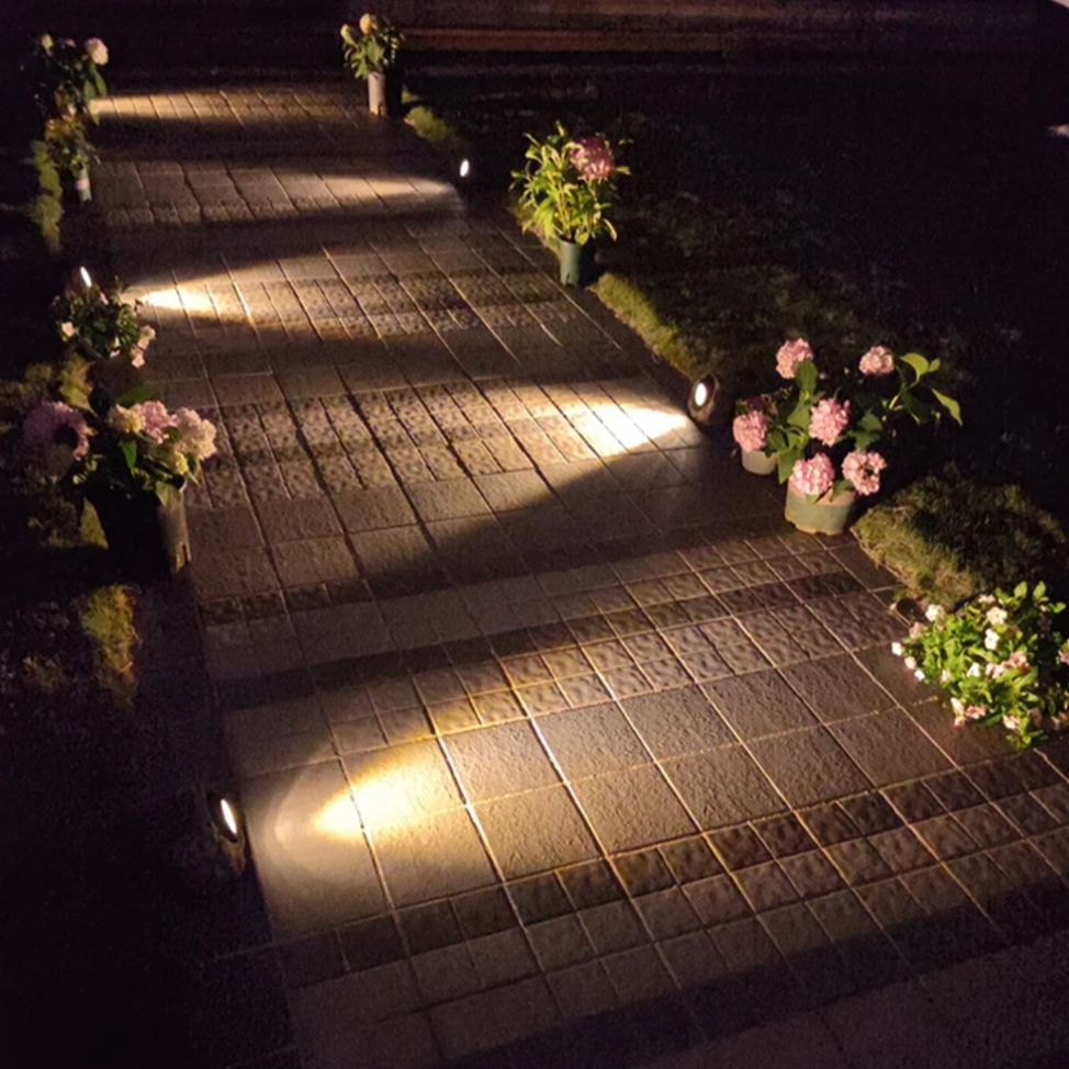 Solar Stone Pathway Lights - Elegant Outdoor Path Lighting