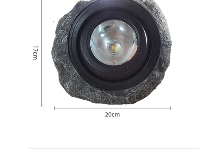 Solar Stone Pathway Lights - Elegant Outdoor Path Lighting