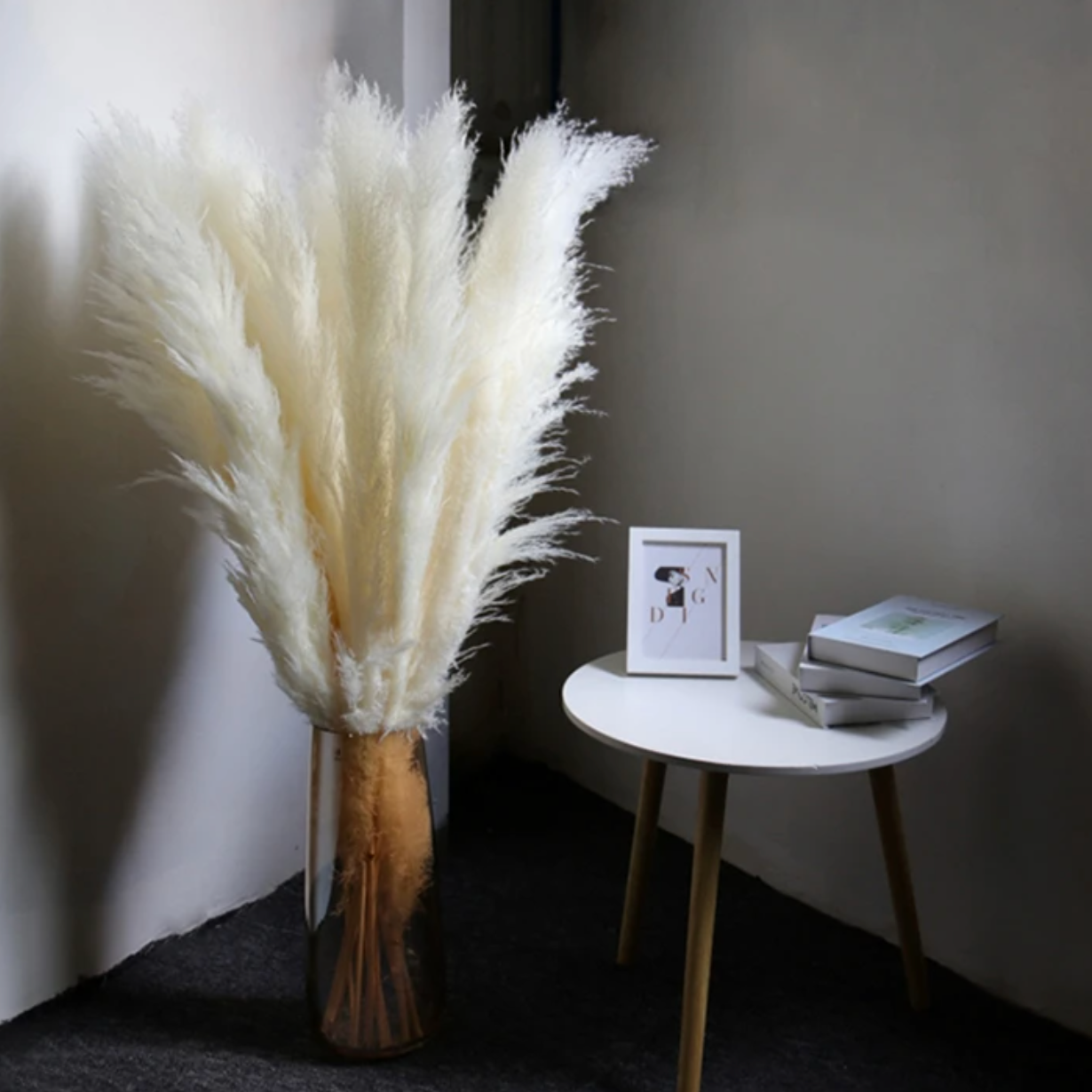 10-Piece Natural Dried Grass Plume Set