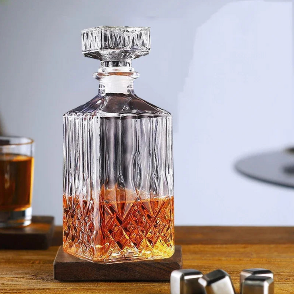 Elegant Spirit Glass Decanters