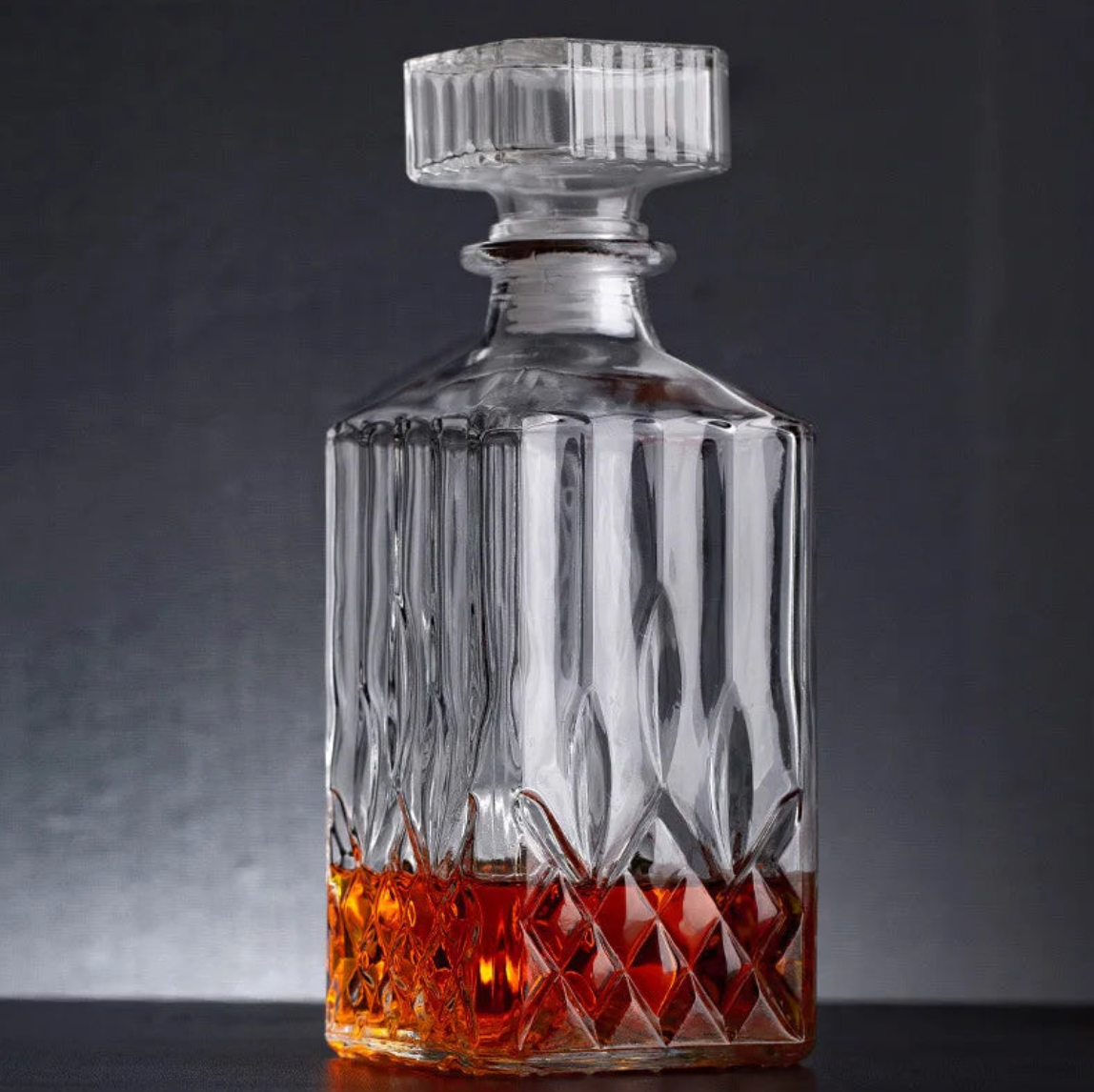 Elegant Spirit Glass Decanters