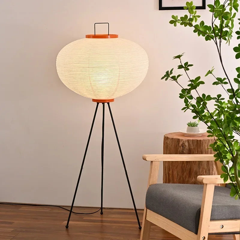 Akari Japanese Rice Paper Lamp - Elegant, Ambient Glow for Any Space