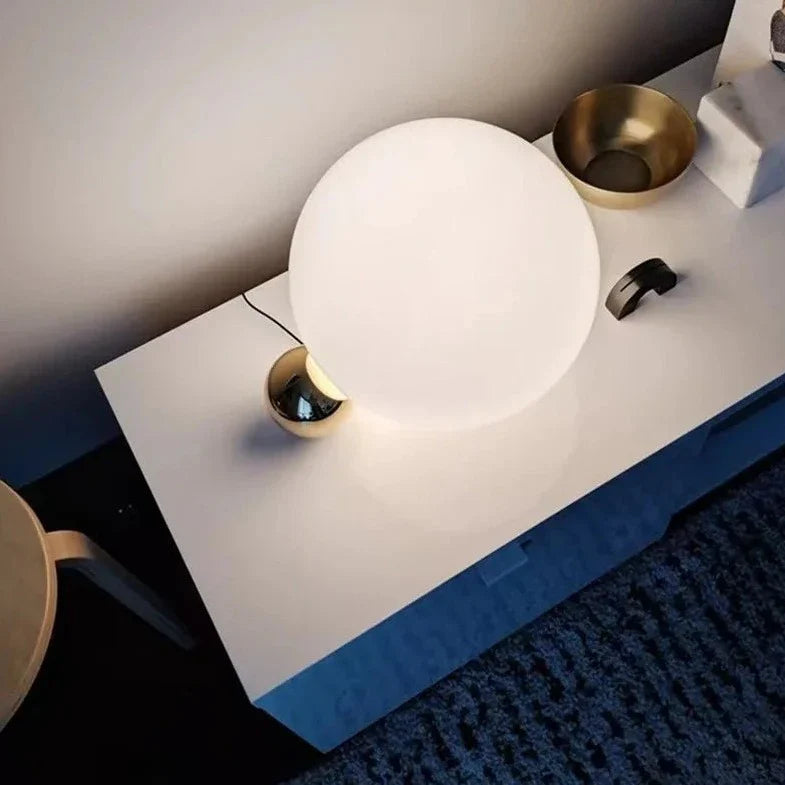 Sleek Postmodern Globe Pendant Light