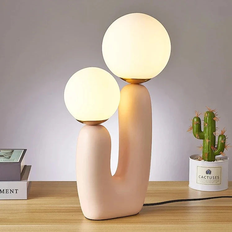 Elegant Resin Table Lamp for Modern Living Spaces