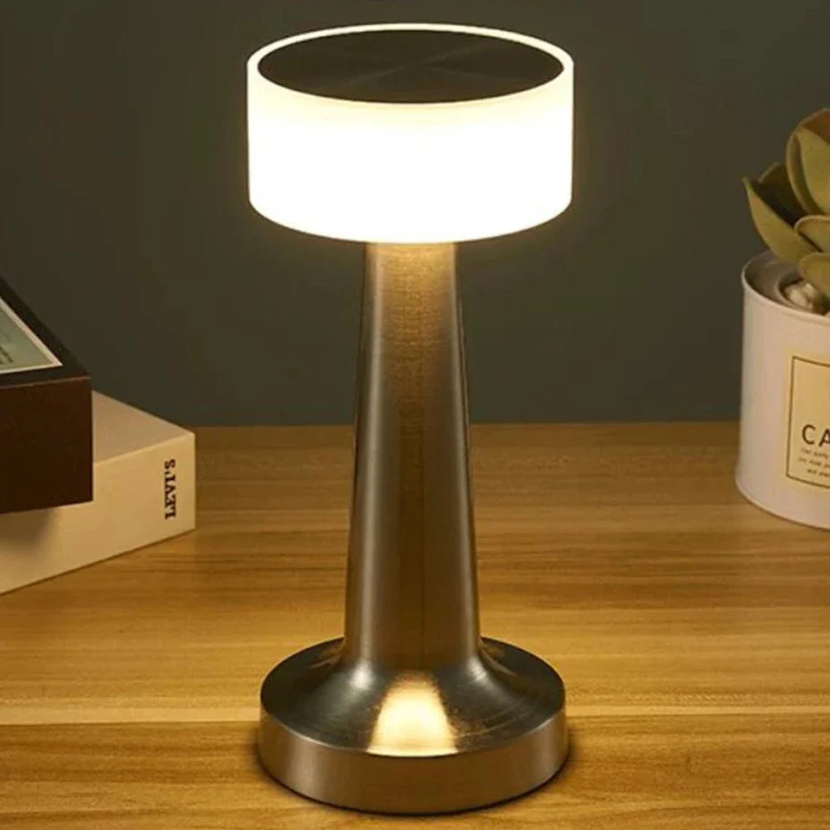 Sleek Chrome Table Lamp for a Modern Look