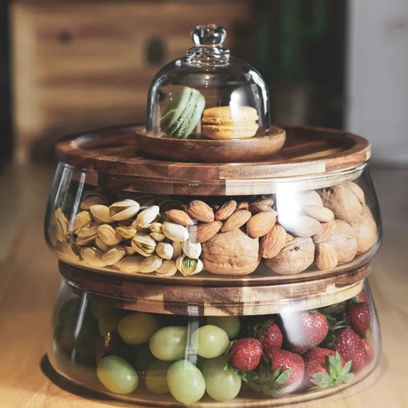 Handcrafted Wooden Food Storage Container