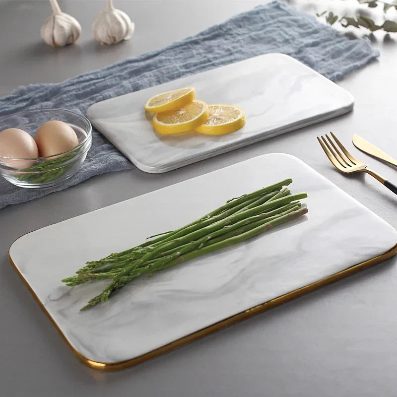 Premium Marble Cutting Board - Elegant, Durable Kitchen Prep Surface