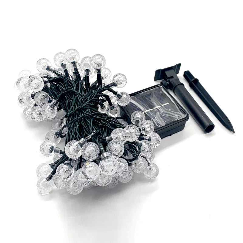 Solar-Powered Twinkle Lights