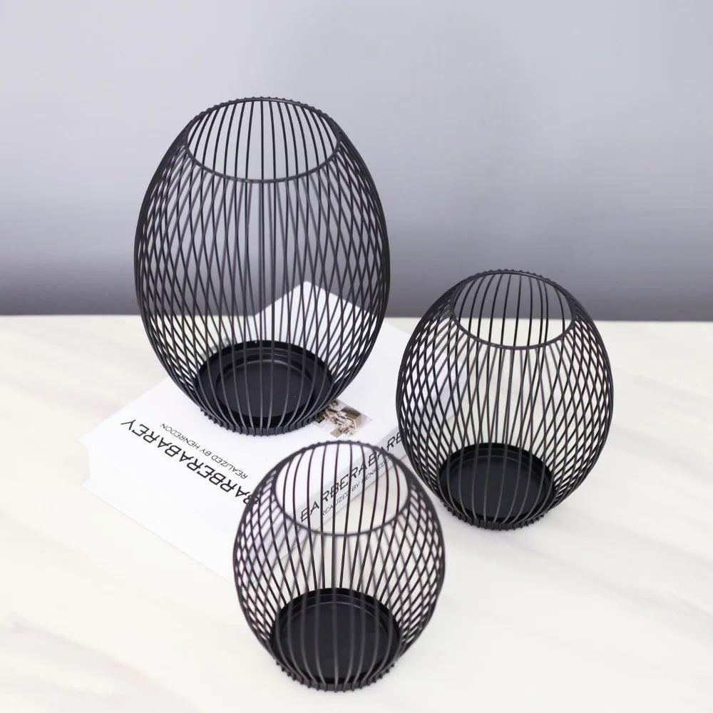 Sturdy Iron Candle Holder Stand