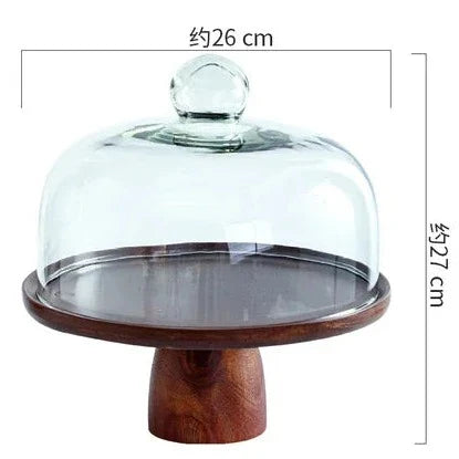 Acacia Wood Stand - Elegant, Durable Display for Home or Office