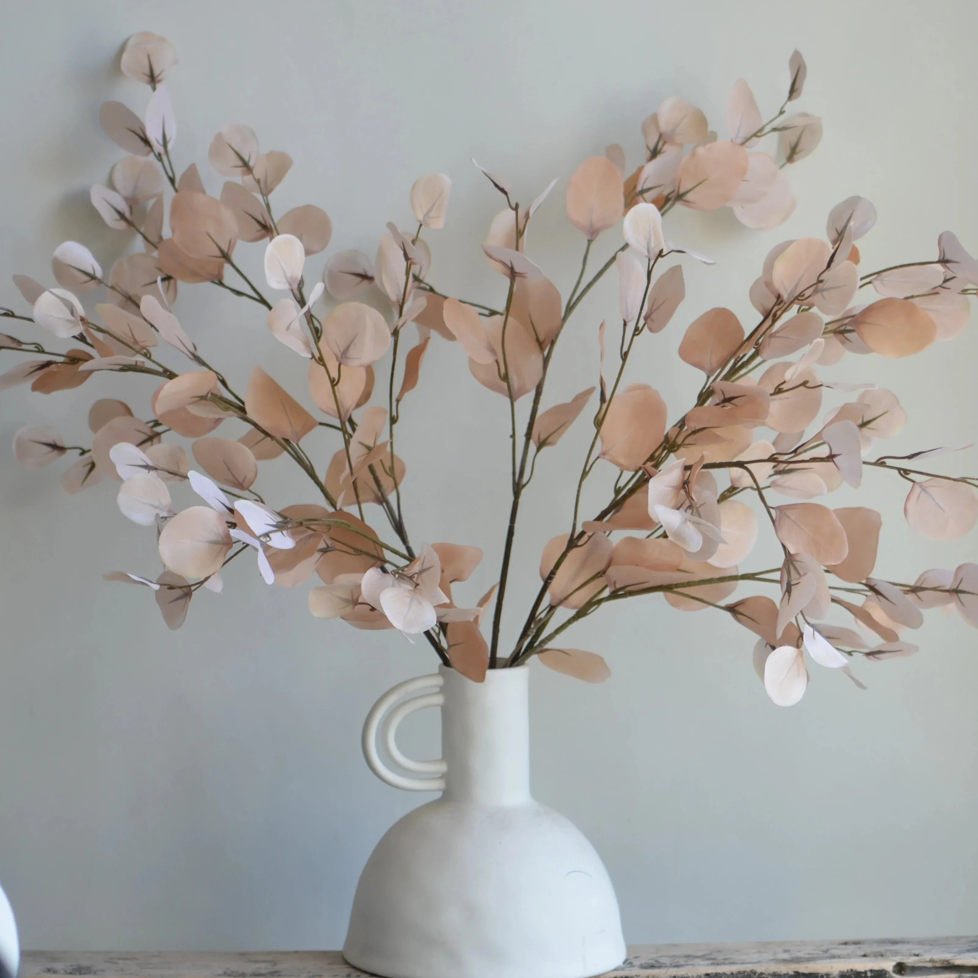 Elegant Faux Lunaria Branch – Realistic Artificial Stem for Centerpieces