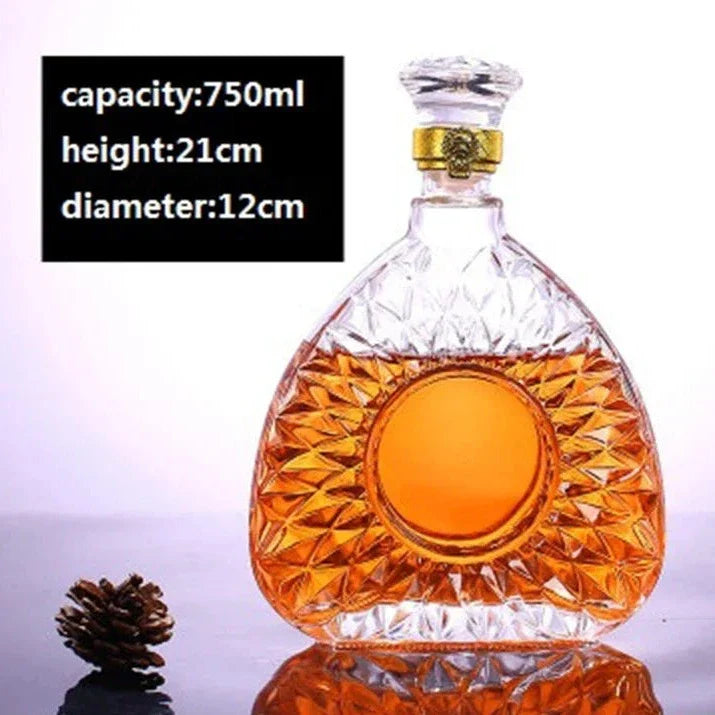 Elegant Spirit Glass Decanters