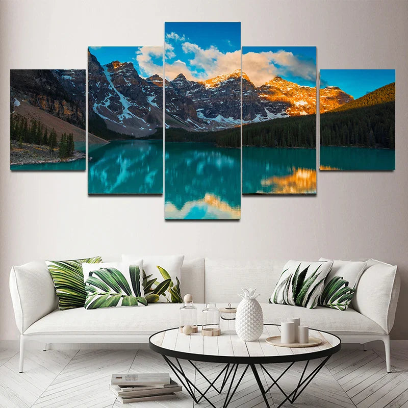 Nature Canvas: 5-Piece Wall Art Set