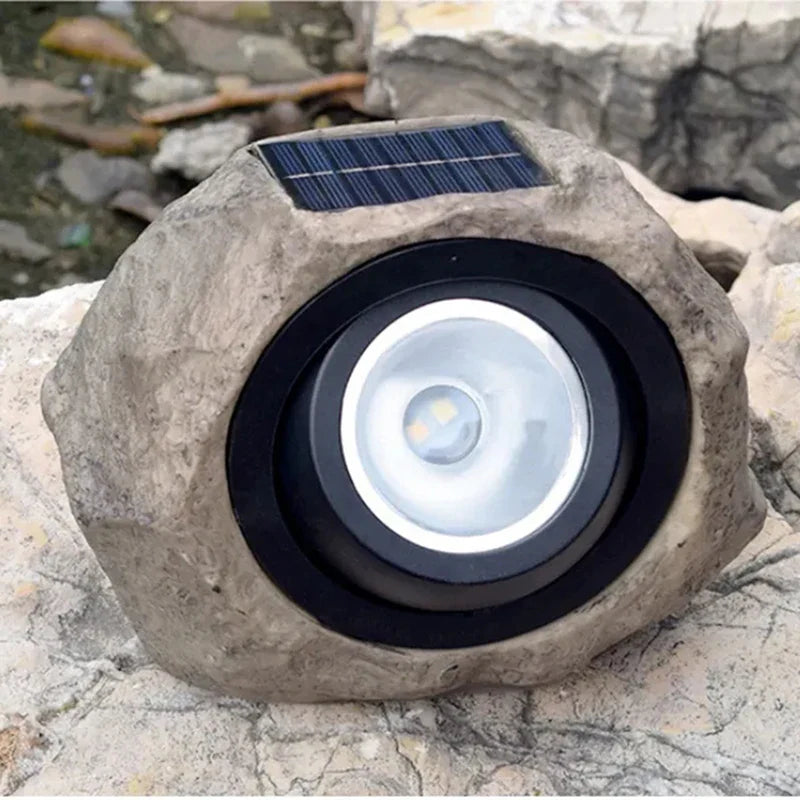 Solar Stone Pathway Lights - Elegant Outdoor Path Lighting