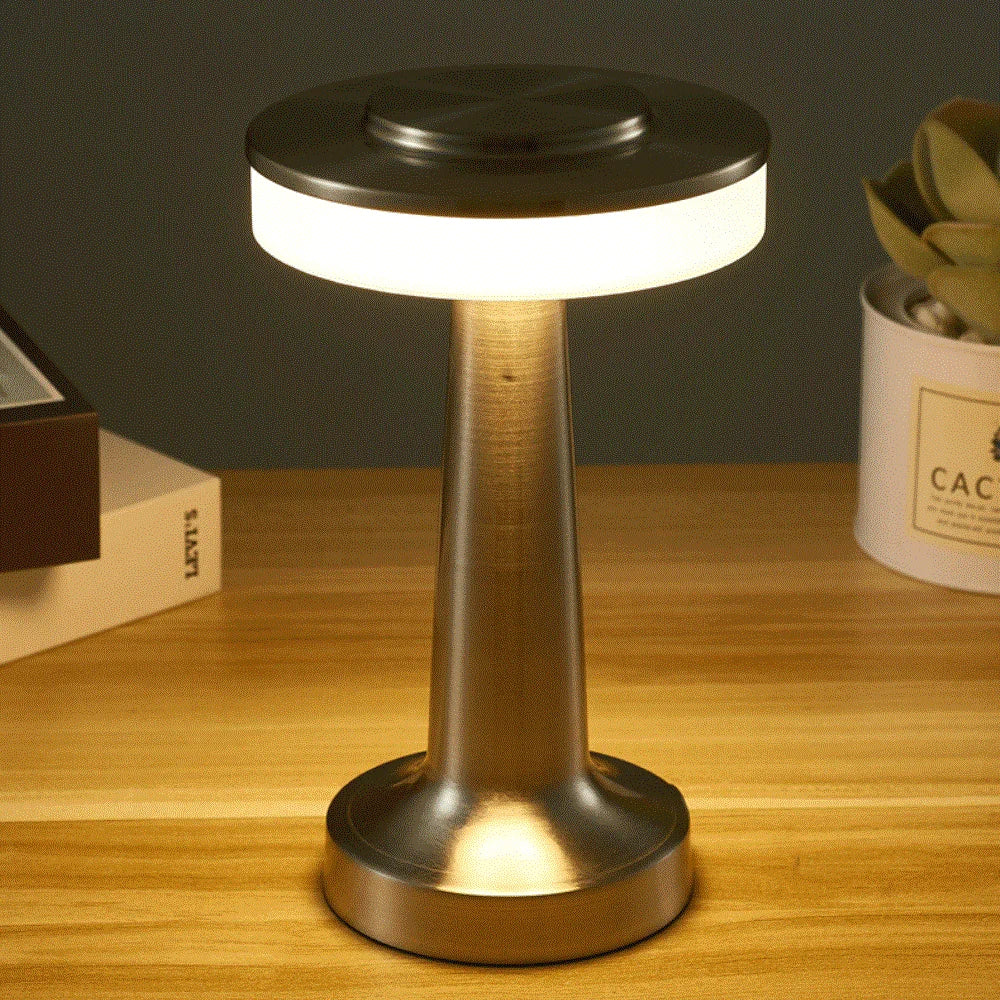 Sleek Chrome Table Lamp for a Modern Look