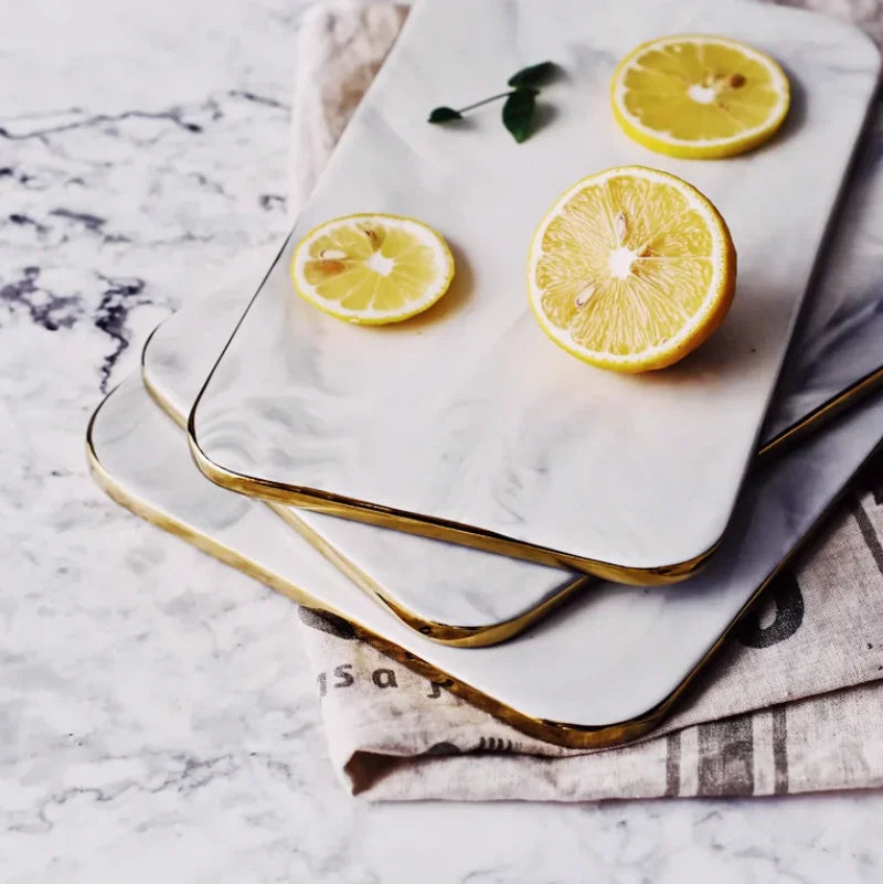 Premium Marble Cutting Board - Elegant, Durable Kitchen Prep Surface