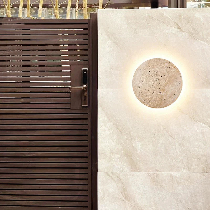 Elegant Stone Wall Light