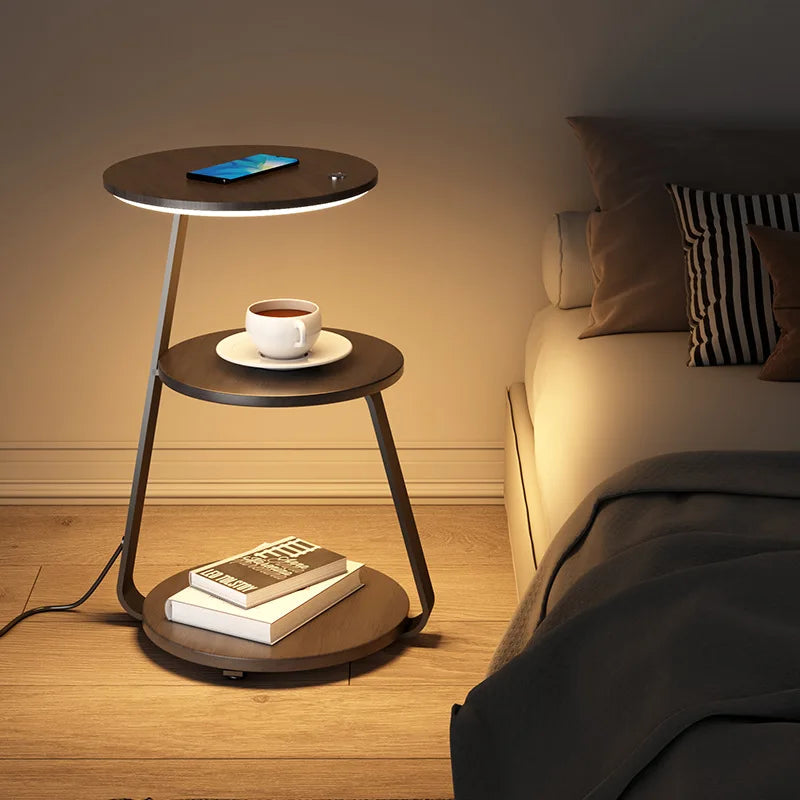LED-Illuminated Wireless Charging Table