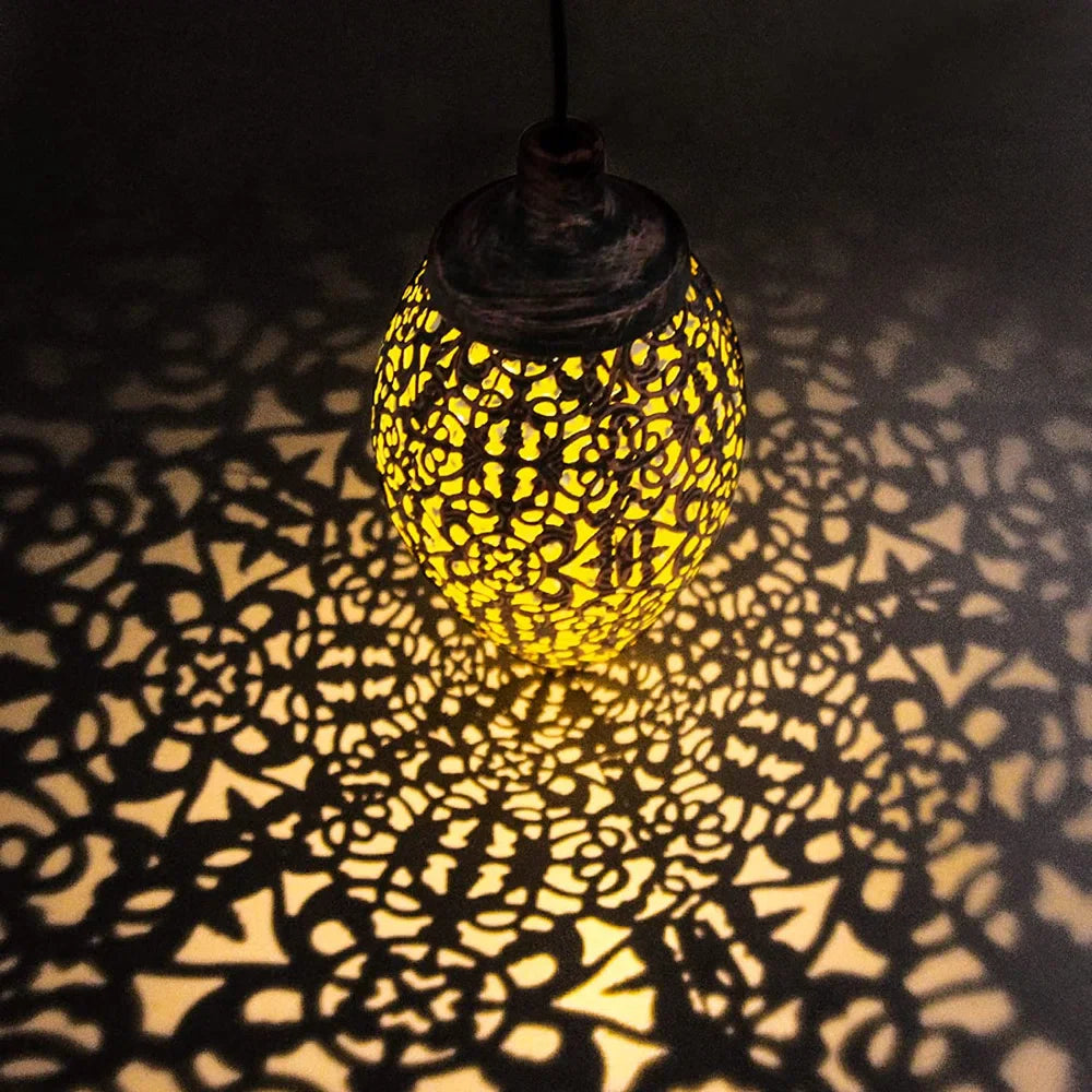 Solar Water Drop Lantern for Ambient Outdoor Lighting