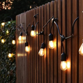 Charming Vintage String Lights with Warm Glow