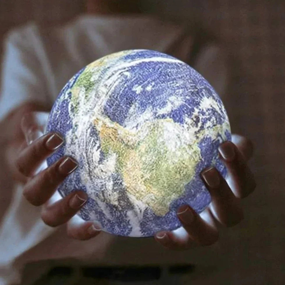 Earth Lamp: Ambient Globe Light for Cozy Spaces