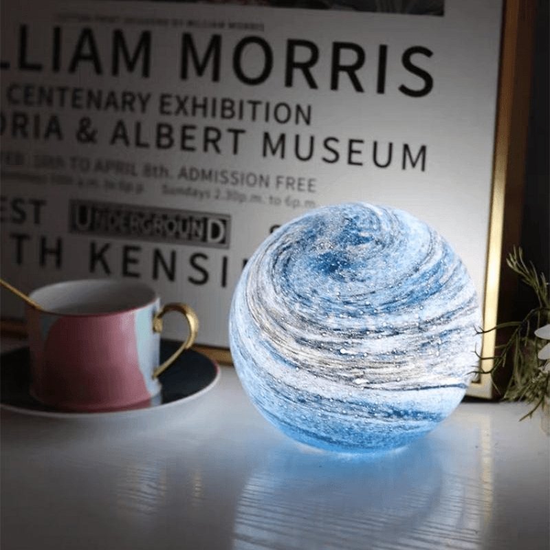 Luminous Glass Moon Lamp
